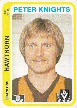 1979 Scanlens VFL #136 Peter Knights Front